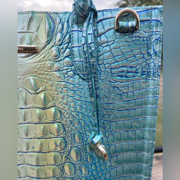 NWT Brahmin Monique Seafoam Ombre Melbourne Tote - Picture 8 of 9